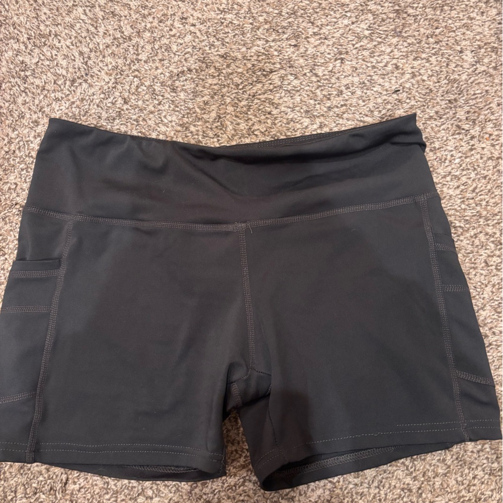Sleek Black Women's Athletic Shorts